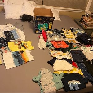Baby Boy clothing lot (57 items!) 12 months
